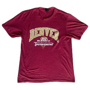University of Denver short sleeve t-shirt women's lacrosse 2017